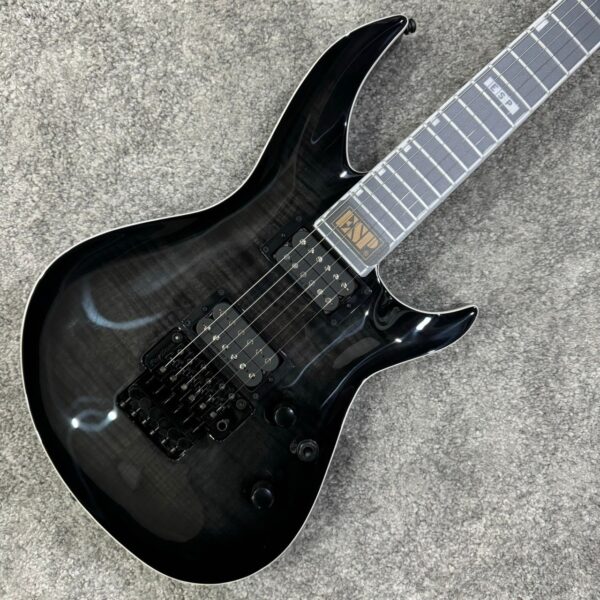 ESP E-II Horizon-III FR FM STBLKSB DCN 大搖座 主動式雙雙 電吉他：圖片 4