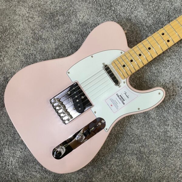 Fender Japan Junior TELE MN Satin Shell Pink 電吉他：圖片 3