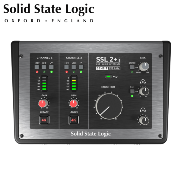 Solid State Logic SSL 2+ MKII 2x4 USB錄音介面