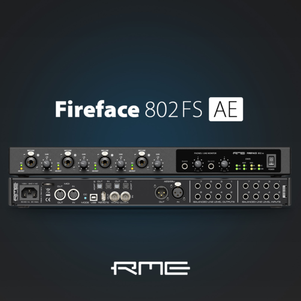 RME Fireface 802 FS AE USB 錄音介面 黑色週年紀念版