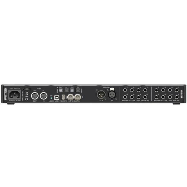RME Fireface 802 FS AE USB 錄音介面 黑色週年紀念版：圖片 3