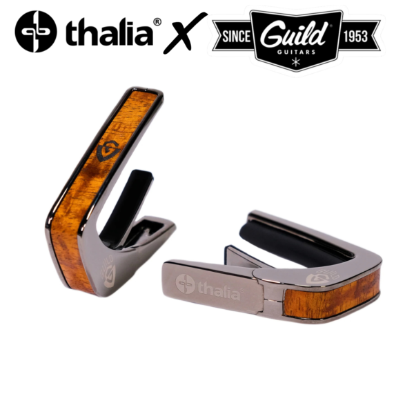 Thalia Guild AAA Curly Hawaiian Koa 相思木 黑色鍍鉻