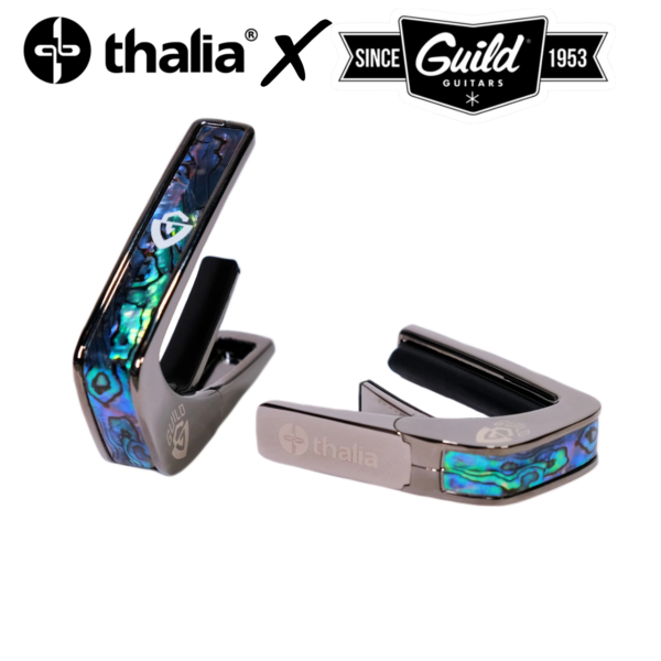 Thalia Guild Blue Abalone 藍色鮑貝 黑色鍍鉻