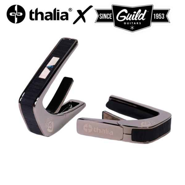 Thalia Guild V-Block Black Ebony Inked 黑檀木 黑色鍍鉻