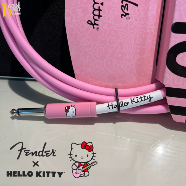 限量6條）Fender x Hello Kitty Pink Original Cable 聯名款導線 10ft：圖片 2
