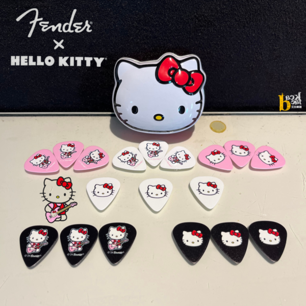限量6組）Fender x Hello Kitty 18 Pack Pick Tin 聯名款匹克套組