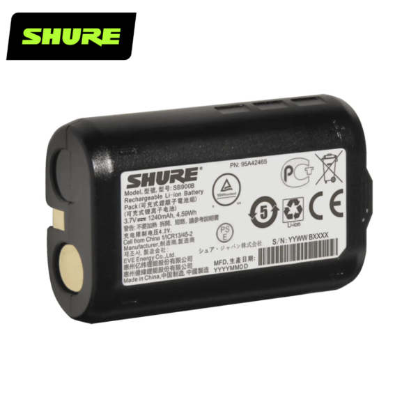 Shure SB900B 鋰電池 for AD, ULX-D, QLX-D