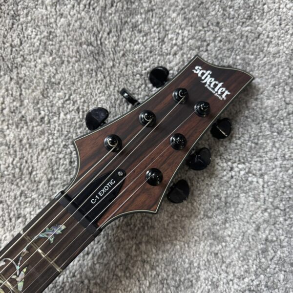 SCHECTER C-1 EXOTIC TREM EBONY
