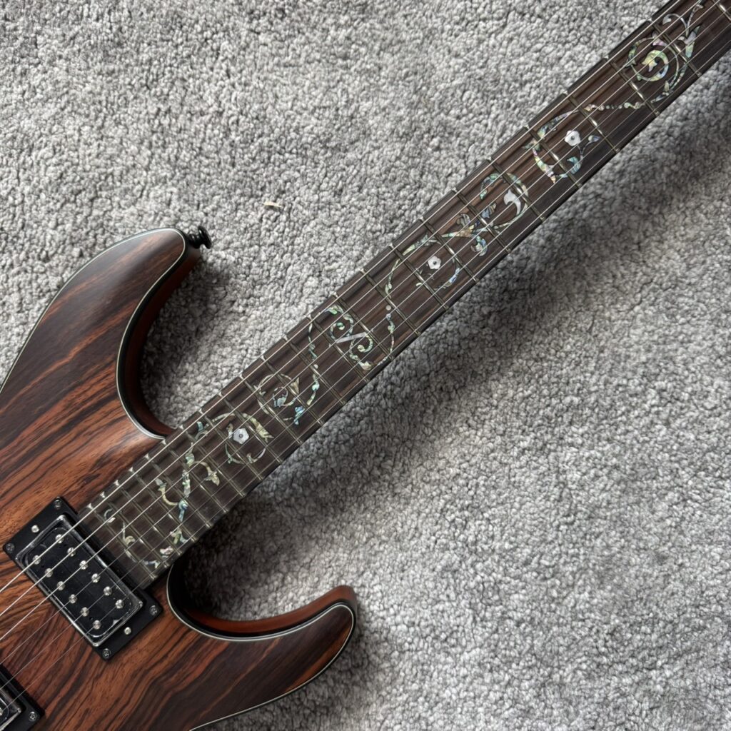 SCHECTER C-1 EXOTIC TREM EBONY