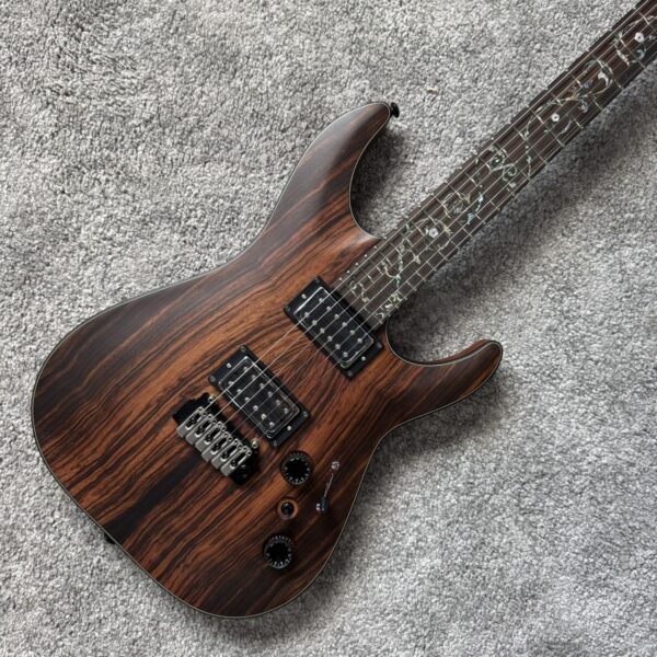 SCHECTER C-1 EXOTIC TREM EBONY
