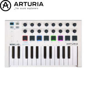（出清）Arturia MiniLab MKII MIDI控制器 白色