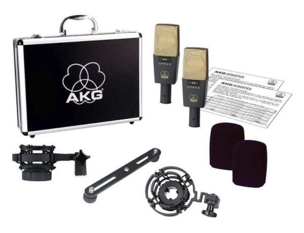 AKG C414 XLII /ST - Pair 大振膜 電容式麥克風 一對：圖片 3