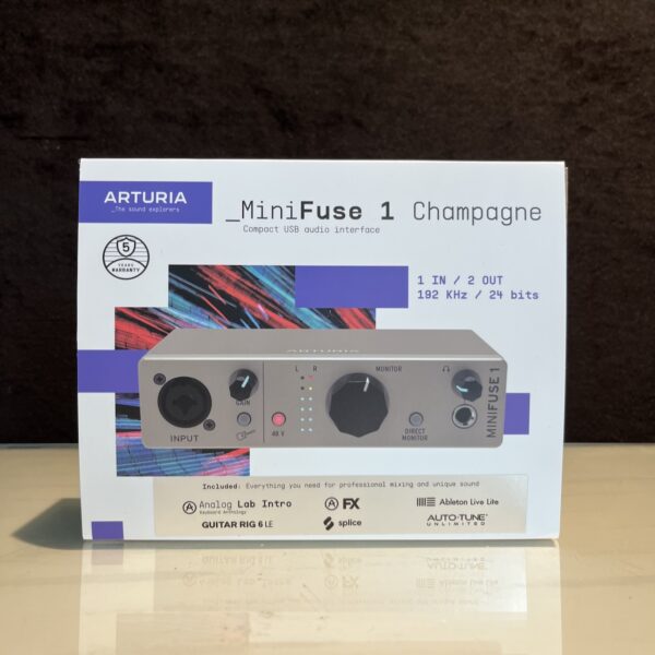 Arturia MiniFuse 1 USB-C 錄音介面 香檳色：圖片 6