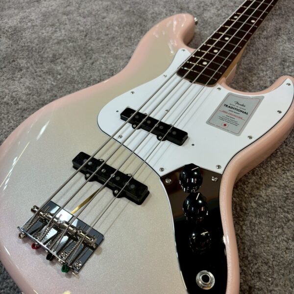 FENDER JAPAN TRADNLII 60S JBASS RW STARDUST PINK