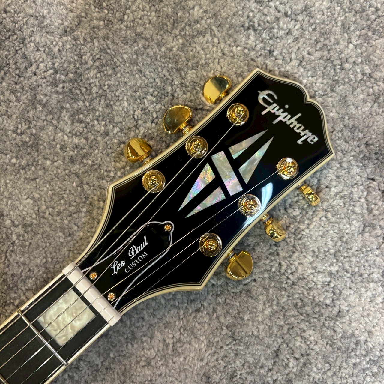 Epiphone Les Paul Custom - Alpine White 電吉他:圖片 2