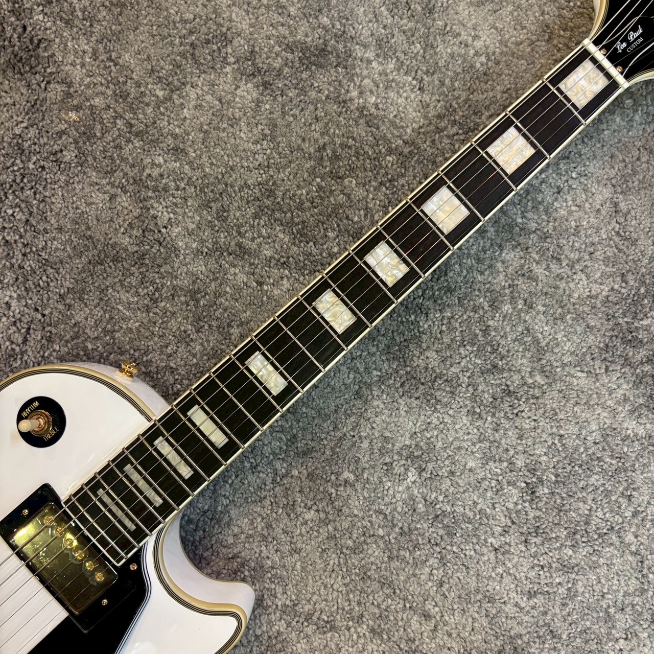Epiphone Les Paul Custom - Alpine White 電吉他:圖片 3