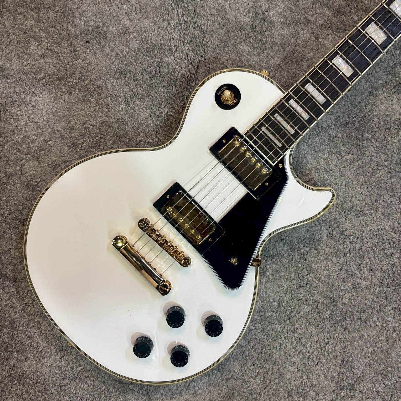Epiphone Les Paul Custom - Alpine White 電吉他:圖片 5