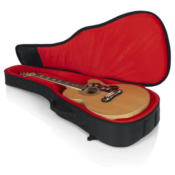 GATOR CASE GT-AG-JUMBO 防撞厚袋 大型木吉他 黑色：圖片 5